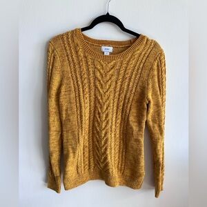Old Navy Golden Cable Knit Sweater